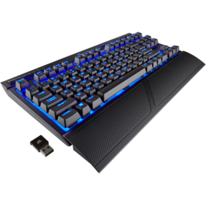 Corsair K63 Wireless Mechanical Gaming Keyboard  Blue LED Cherry MX Red NA