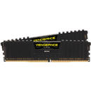 Memorie DDR4, 16GB, KIT 2x8GB, 3200MHz, C16, 1.35V, XMP, Negru, VENGEANCE LPX