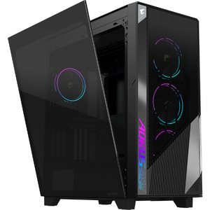 Carcasa GIGABYTE AORUS C500 GLASS, MiddleTower, ATX, Sticla Securizata, RGB, Negru