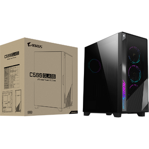 Carcasa GIGABYTE AORUS C500 GLASS, MiddleTower, ATX, Sticla Securizata, RGB, Negru