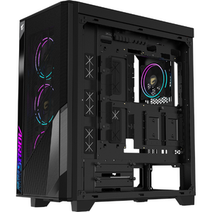 Carcasa GIGABYTE AORUS C500 GLASS, MiddleTower, ATX, Sticla Securizata, RGB, Negru