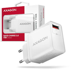 AXAGON Incarcator retea ACU-QC19W, USB type A, QC3.0, 19W, Alb