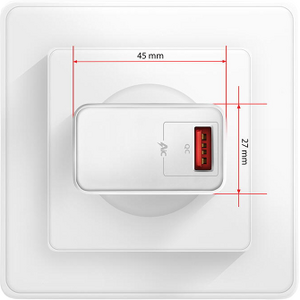 AXAGON Incarcator retea ACU-QC19W, USB type A, QC3.0, 19W, Alb