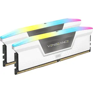 Corsair Vengeance RGB, 64GB (2x32GB), DDR5, 6000MHz, CL30, 1.1V, XMP 3.0, Alb