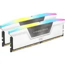 Memorie DDR5, 64GB, KIT 2x32GB, 6000MT/s, C30, 1.1V, XMP, Alb, RGB, VENGEANCE