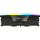 Corsair Memorie DDR5, 32GB, KIT 2x16GB, 6000MT/s, C36, 1.25V, XMP, Negru, RGB, VENGEANCE