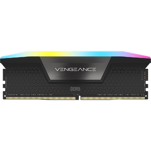 Corsair Memorie DDR5, 32GB, KIT 2x16GB, 6000MT/s, C36, 1.25V, XMP, Negru, RGB, VENGEANCE