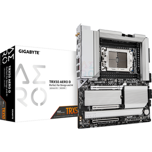 Placa de baza GIGABYTE TRX50 AERO D, sTR5, DDR5, Wi-Fi, BT, E-ATX