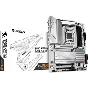 Placa de baza GIGABYTE B650 AORUS ELITE AX ICE, AM5, DDR5, Wi-Fi, BT, ATX