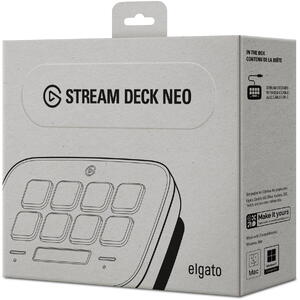 elgato Stream Deck Neo, USB, 8 butoane, Alb