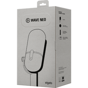 Microfon elgato Wave Neo, USB, Plug-n-Play, Alb