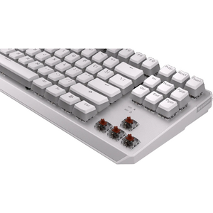 ENDORFY Thock TKL Pudding Onyx White Brown, RGB, USB, switch Kailh Brown, Layout US, Alb