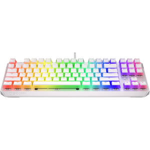 ENDORFY Thock TKL Pudding Onyx White Brown, RGB, USB, switch Kailh Brown, Layout US, Alb