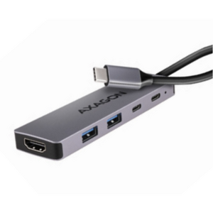 Hub AXAGON HMC-5H60, USB-C 3.2 Gen 1, 2x USB-A, 4K/60Hz HDMI, PD 100W, 15cm USB-C