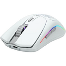 Mouse Gaming Model O 2 Wireless, 26000 DPI, RGB, Ultralight 68g, Hybrid 2.4GHz, Bluetooth, 6 butoane, Alb