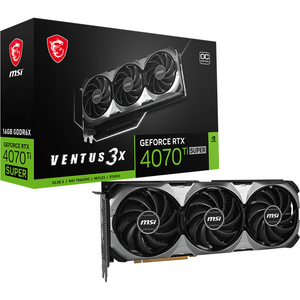 MSI GeForce RTX 4070 Ti SUPER 16G VENTUS 3X OC, 16GB GDDR6, 256-bit