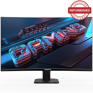 Monitor GIGABYTE GS27FC Gaming, 27 inch, VA, Full HD, 1920 x 1080, DisplayPort, HDMI, Curbat, AMD FreeSync, 180Hz, 1 ms, Negru Resigilat/Reparat