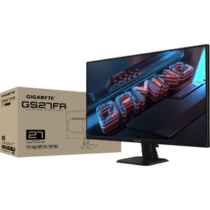 Monitor GIGABYTE GS27FA Gaming, 27 inch, IPS, FHD, 1920 x 1080, DisplayPort, HDMI, AMD FreeSync, 180 Hz, 1 ms, Negru