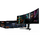 Monitor GIGABYTE CO49DQ Gaming, 49 inch, OLED, DQHD, 5120 x 1440, Curbat, DisplayPort, HDMI, AMD FreeSync Premier Pro, Boxe, 144 Hz, 0.03 ms, Negru