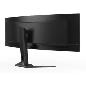 Monitor GIGABYTE CO49DQ Gaming, 49 inch, OLED, DQHD, 5120 x 1440, Curbat, DisplayPort, HDMI, AMD FreeSync Premier Pro, Boxe, 144 Hz, 0.03 ms, Negru