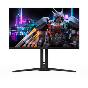 Monitor GIGABYTE AORUS FO27Q2, OLED, 27", QHD, 2560 x 1440, DisplayPort, HDMI, Boxe, Pivot, 240Hz, 0.03 ms, Negru