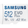 Samsung EVO Plus (2024) microSD, 512 GB, U3, V30, A2, UHS-I + Adaptor SD