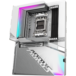 Placa de baza GIGABYTE B650E AORUS STEALTH ICE, AM5, DDR5, Wi-Fi, BT, ATX, Alb