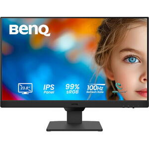 Monitor BenQ GW2490, 23.8", IPS, Full HD, 1920x1080, HDMI, DisplayPort, Eye Care, 100Hz, Boxe, 1ms, Negru 9H.LLSLJ.LBE