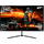 Monitor Acer Nitro ED270 X2, ZeroFrame, 27 inch, VA, FHD, 1920 x 1080, HDMI, DisplayPort, Curbat 1500R, Boxe, 240Hz, 5ms, Negru