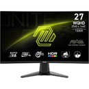 MAG 27CQ6F, VA, 27 inch, WQHD, 2560 x 1440, Displayport, HDMI, Curbat, 180 Hz, 0.5 ms, Negru