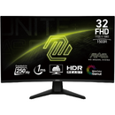 MAG 32C6X, VA, 31.5 inch, Full HD, 1920 x 1080, HDMI, Displayport, Curbat, 250 Hz, 1 ms, Negru