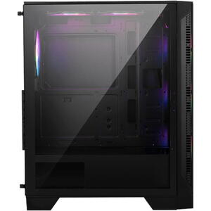 Carcasa MSI MAG FORGE 120A B65, Mid Tower, RGB, Sursa 650W, Negru