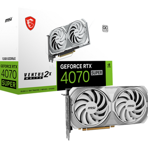 MSI GeForce RTX 4070 SUPER 12G VENTUS 2X WHITE OC, 12GB GDDR6X, 192-bit, Alb