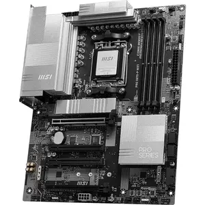 Placa de baza MSI PRO X870-P WIFI, AM5, DDR5, ATX, BT, Negru/Alb