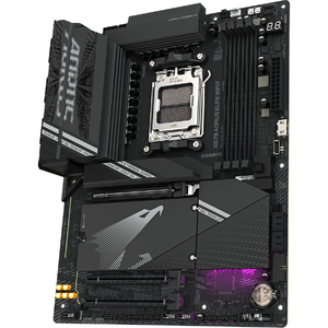 Placa de baza GIGABYTE X870 AORUS ELITE WIFI7, AM5, DDR5, Wi-Fi, BT, ATX, Negru