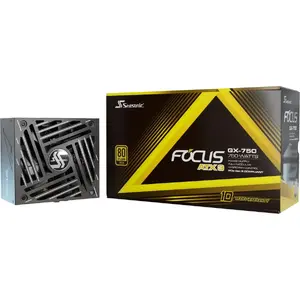 Sursa Seasonic FOCUS GX ATX 3 (2024), 80 Plus Gold, 750W, 12VHPWR, ATX 3.1, Full Modulara, Negru