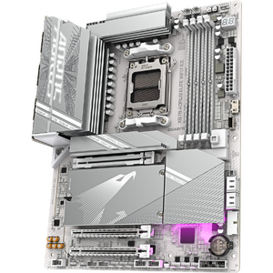 Placa de baza GIGABYTE X870 AORUS ELITE WIFI7 ICE, AM5, DDR5, Wi-Fi, BT, ATX, Alb