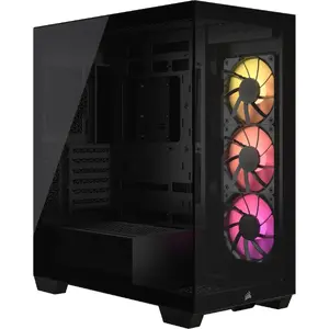 Carcasa Corsair 3500X ARGB, Mid-Tower, ATX, Negru