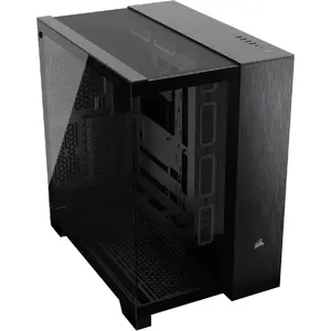 Carcasa Corsair 6500X, Mid-Tower, Dual Chamber, ATX, Negru Obsidian