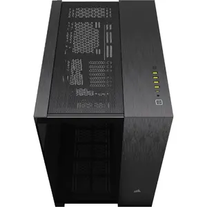 Carcasa Corsair 6500X, Mid-Tower, Dual Chamber, ATX, Negru Obsidian