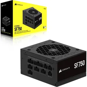 Sursa Corsair SF750, SFX, 750W, 80+ Platinum, Full Modulara, Negru