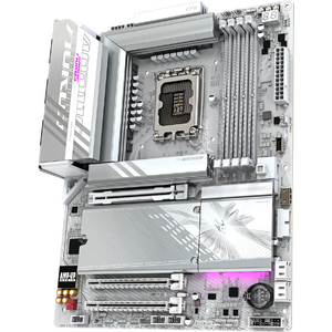 Placa de baza GIGABYTE Z890 A ELITE WF7 ICE, LGA1851, DDR5, BT, Wi-Fi, ATX, Alb