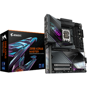 Placa de baza GIGABYTE Z890 AORUS MASTER, LGA1851, DDR5, BT, Wi-Fi, ATX, Negru