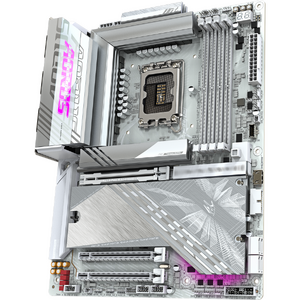 Placa de baza GIGABYTE Z890 A ELITE X ICE, LGA1851, DDR5, BT, Wi-Fi, ATX, Alb