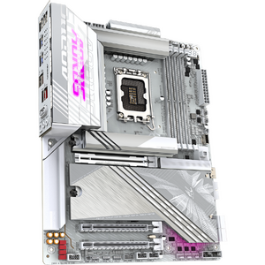 Placa de baza GIGABYTE Z890 A ELITE X ICE, LGA1851, DDR5, BT, Wi-Fi, ATX, Alb