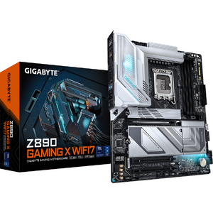 Placa de baza GIGABYTE Z890 GAMING X WIFI7, LGA1851, DDR5, BT, Wi-Fi, ATX, Negru/Alb