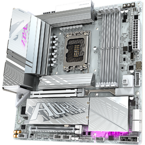 Placa de baza GIGABYTE Z890M A ELITE WF7 ICE, LGA1851, DDR5, BT, Wi-Fi, Micro ATX, Alb