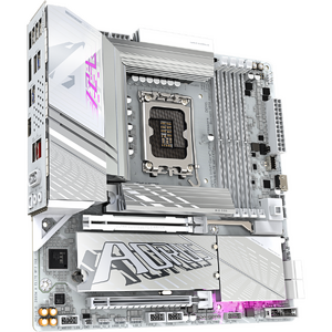 Placa de baza GIGABYTE Z890M A ELITE WF7 ICE, LGA1851, DDR5, BT, Wi-Fi, Micro ATX, Alb