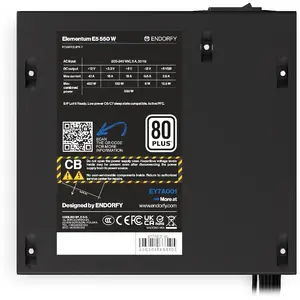 Sursa ENDORFY Elementum E5 550 W, ATX, Negru