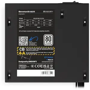 Sursa ENDORFY Elementum E5 450 W, ATX, Negru